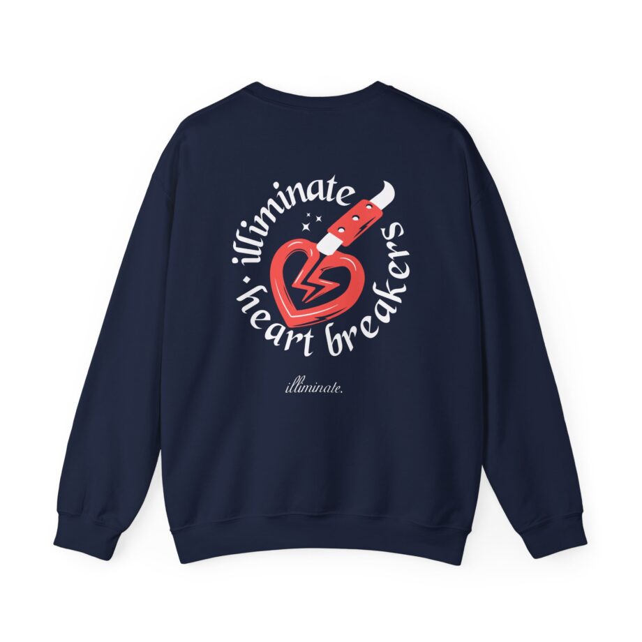 Illiminate Heart Breakers Unisex Heavy Blend™ Crewneck Sweatshirt