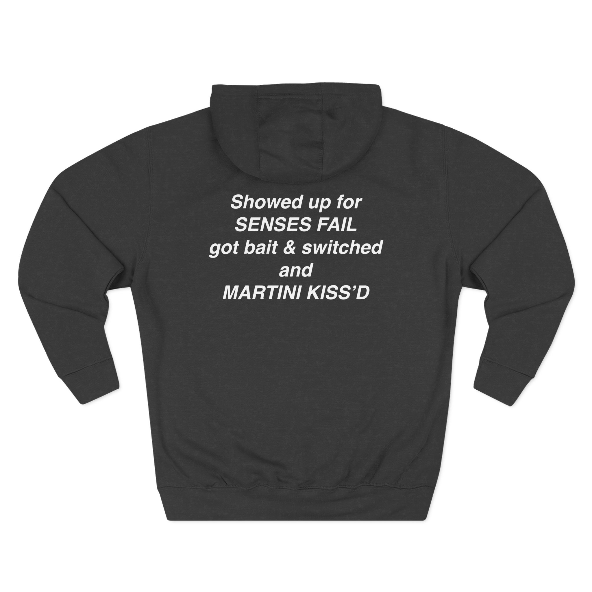 Senses Fail Martini Kiss Tux Three-Panel Fleece Hoodie