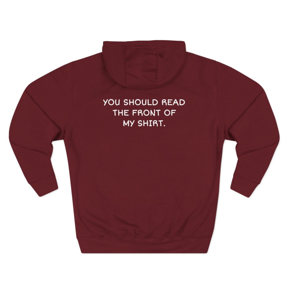 Daydrian Harding Stay Sober You Idiot Three-Panel Fleece Hoodie