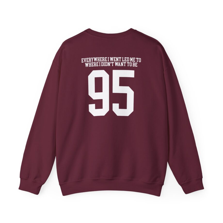 TOM GRENNAN EVERYWHERE I WENT, LED ME TO WHERE I DIDN'T WANT TO BE Unisex Heavy Blend™ Crewneck Sweatshirt