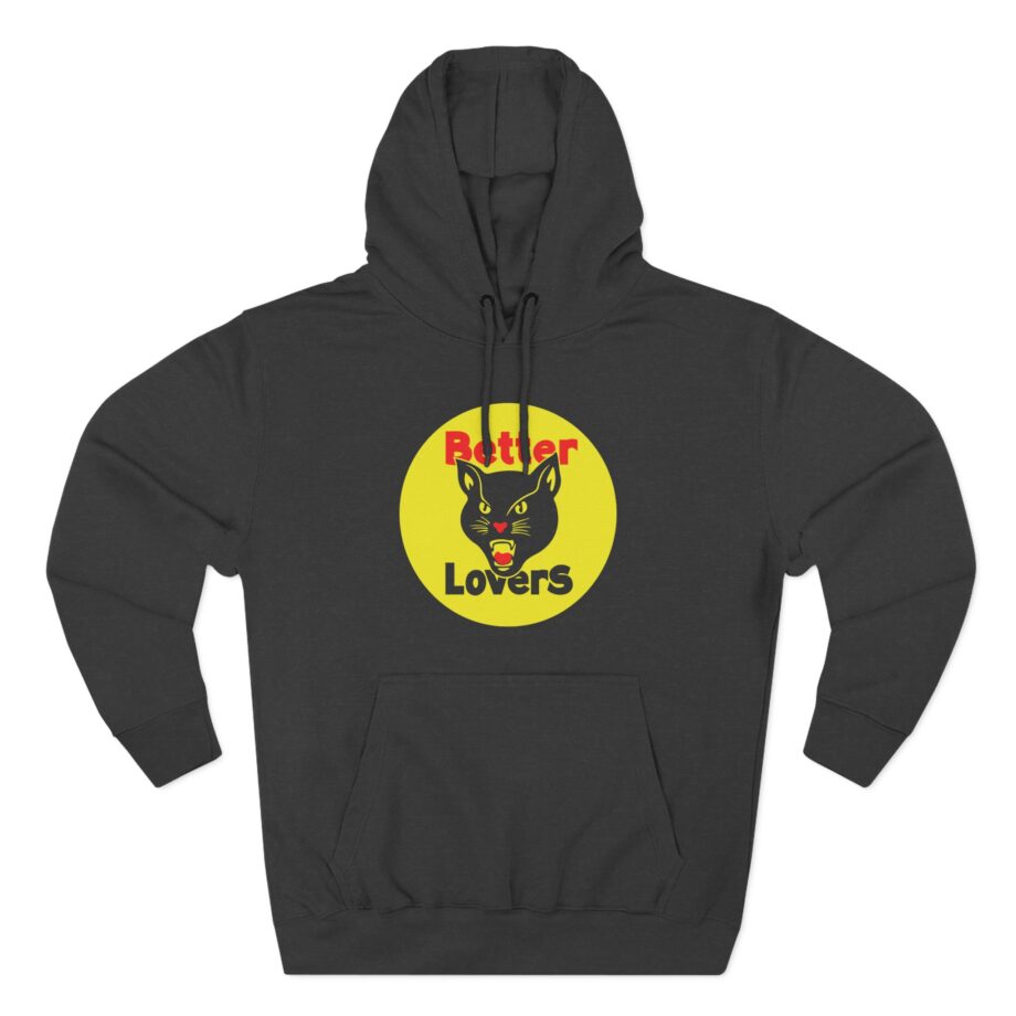 Better Lovers Cat Bootleg Three-Panel Fleece Hoodie