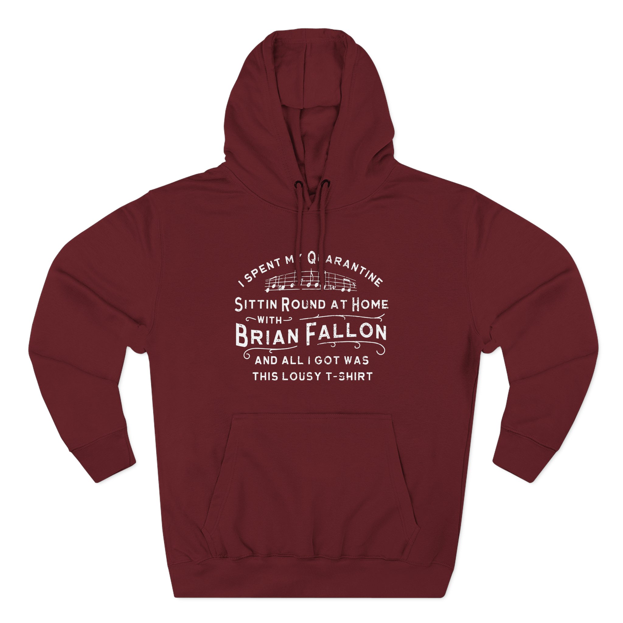 Brian Fallon Sittin Round Three-Panel Fleece Hoodie