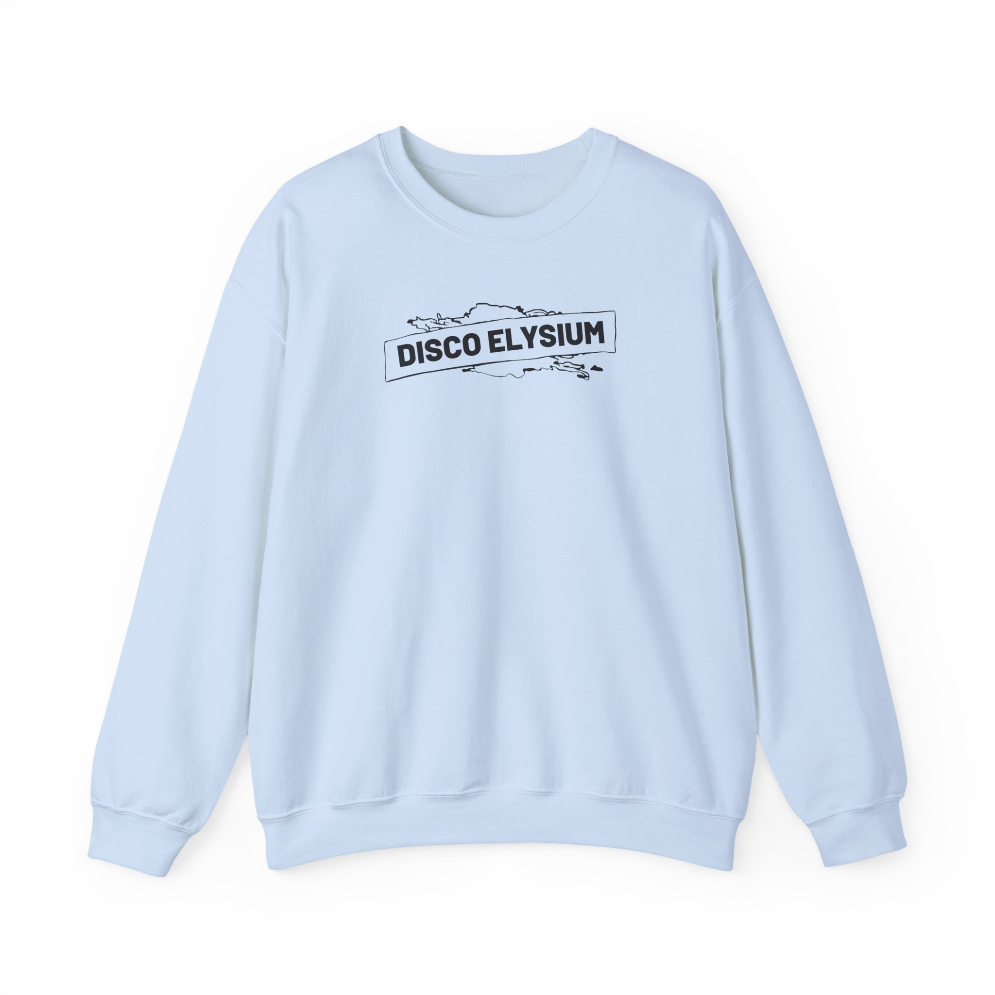 Disco Elysium Embroidered Unisex Heavy Blendâ„¢ Crewneck Sweatshirt