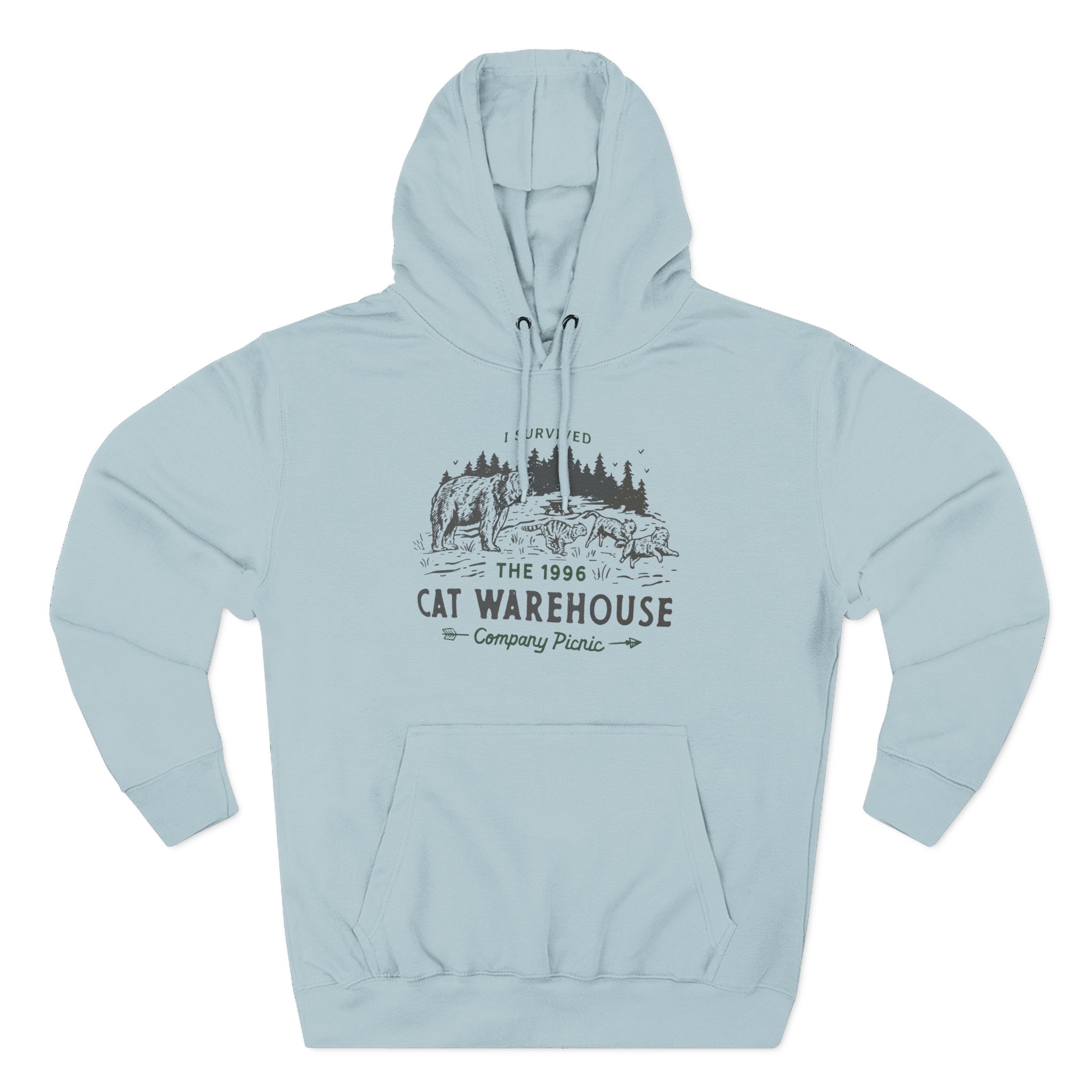 William Osman Three-Panel Fleece Hoodie