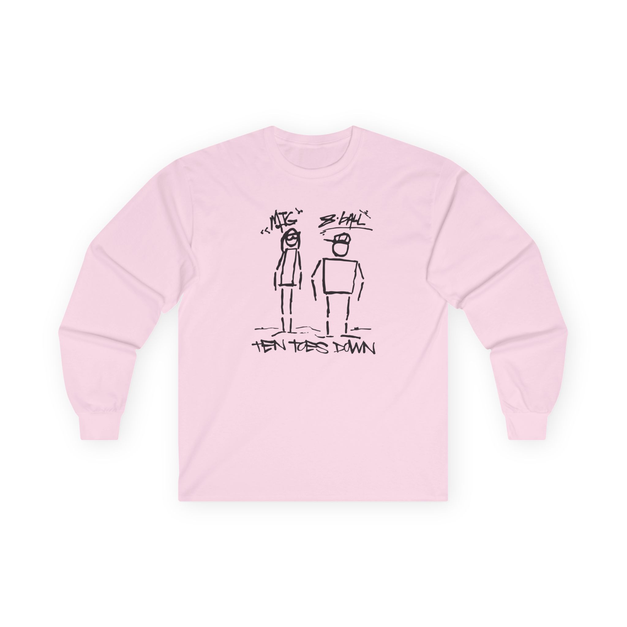 8ball Mjg Ten Toes Down Unisex Ultra Cotton Long Sleeve Tee