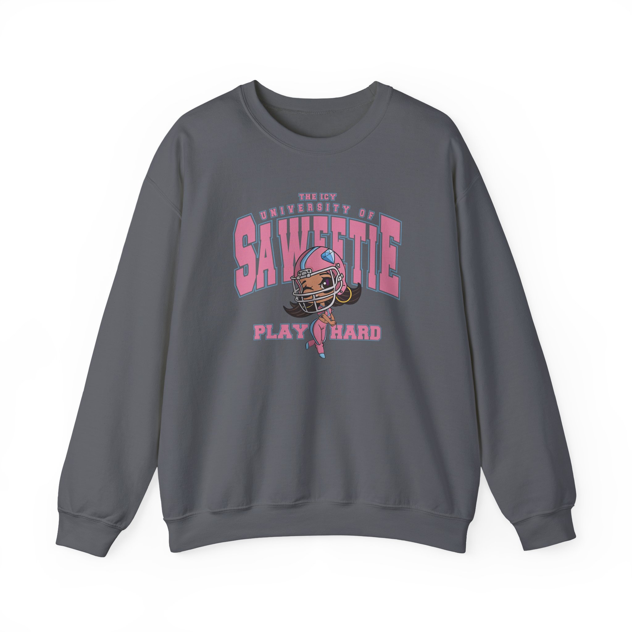 Saweetie the Icy University Unisex Heavy Blend Crewneck Sweatshirt
