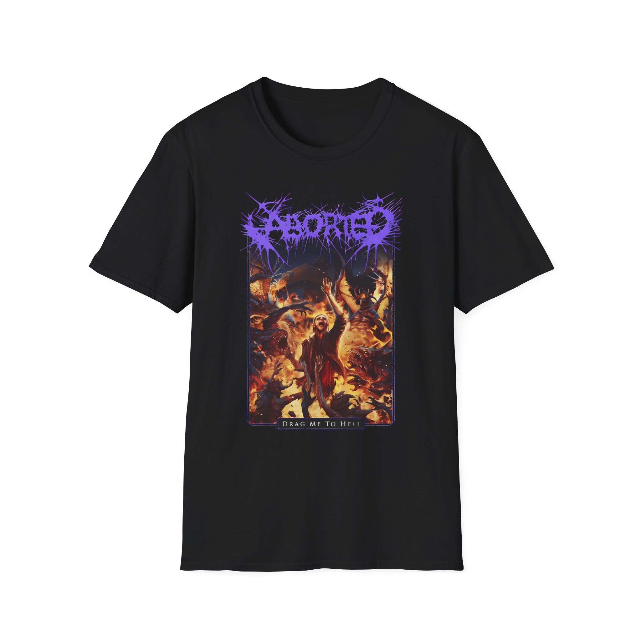 Aborted Drag Me to Hell Unisex Softstyle T-Shirt
