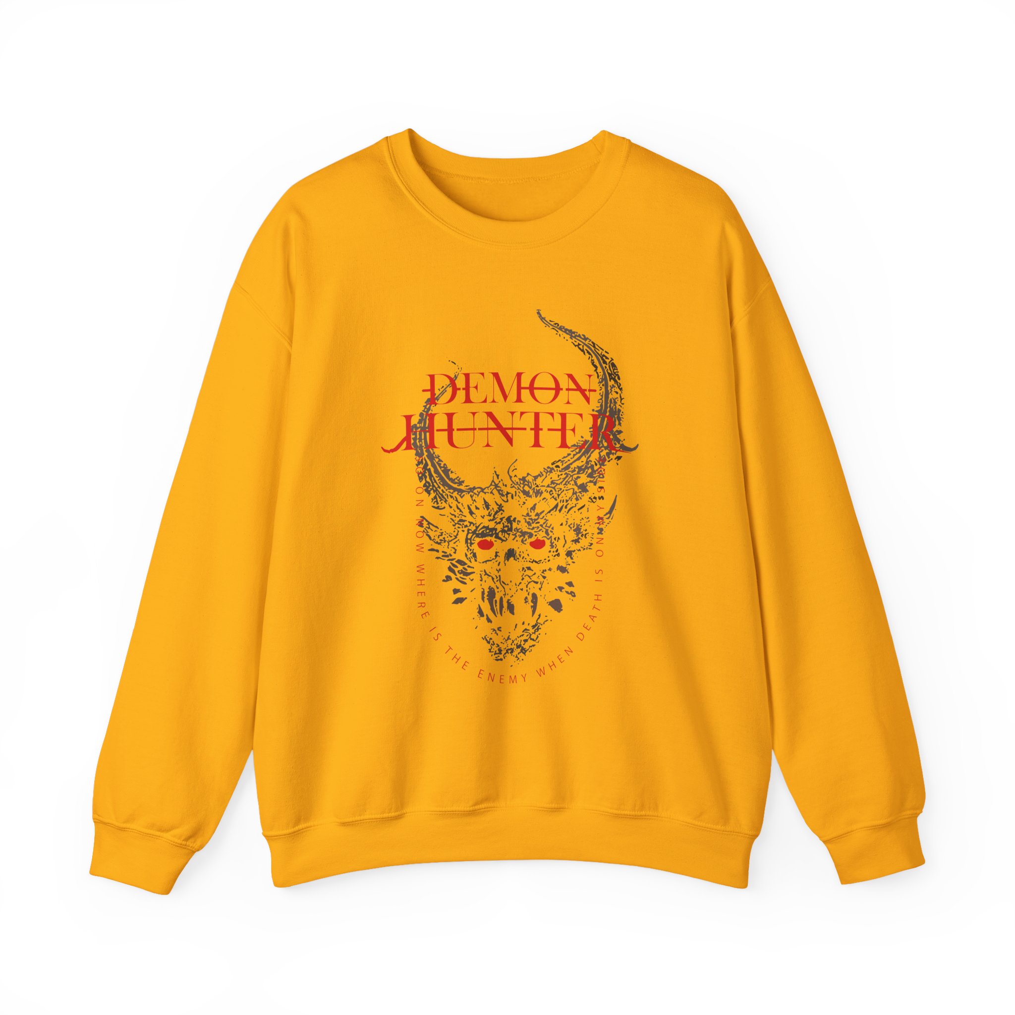 Demon Hunter on My Side Unisex Heavy Blendâ„¢ Crewneck Sweatshirt