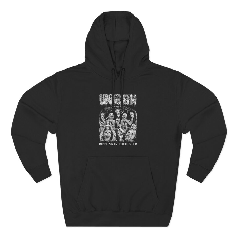 Undeath Rotting in Rochester Three-Panel Fleece Hoodie