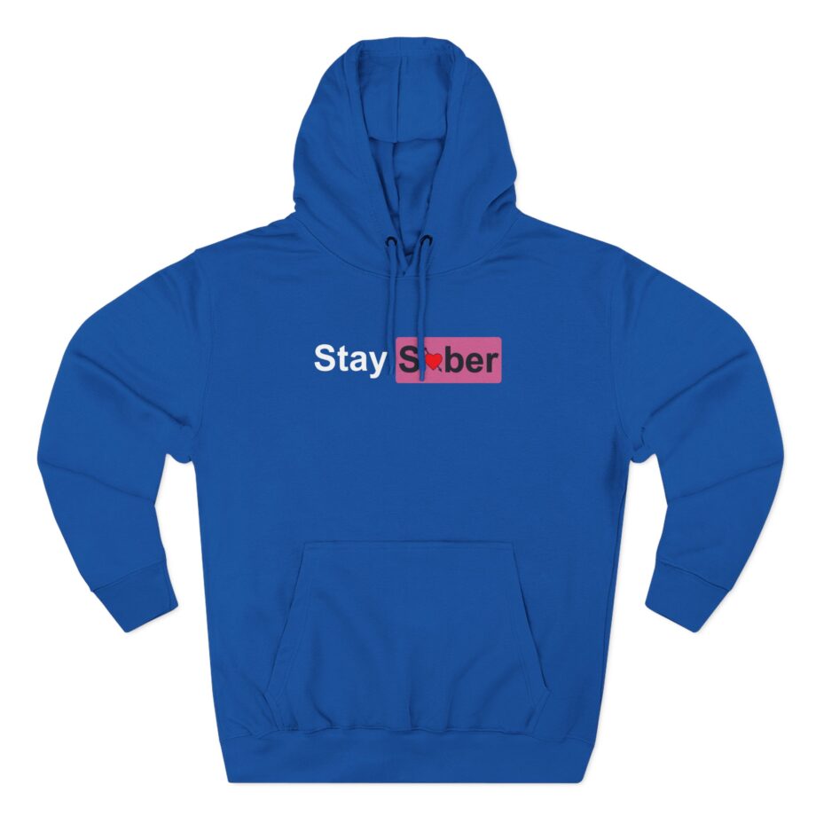 D’aydrian Harding Stay Sober Valentine's Day Three-Panel Fleece Hoodie