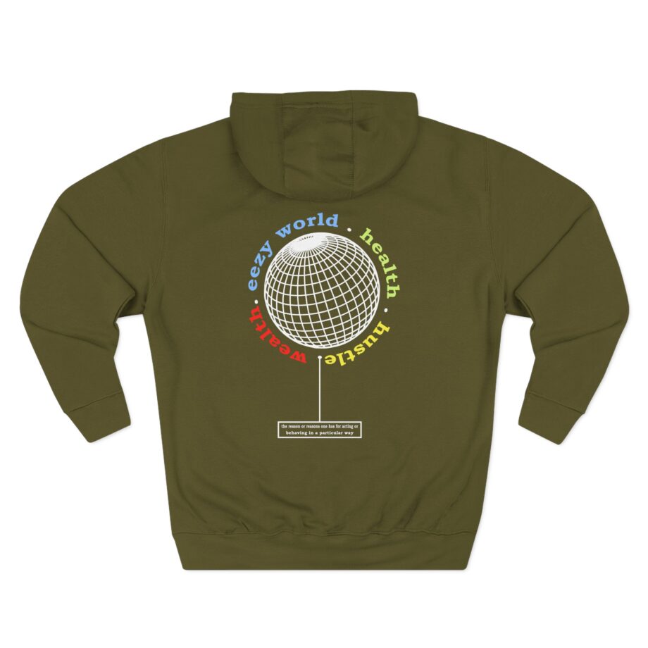 Berleezy Three-Panel Fleece Hoodie