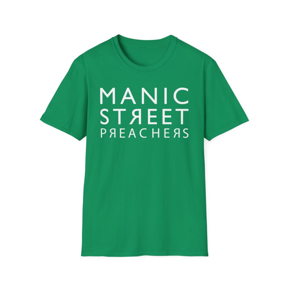 Manic Street Preachers Reversed Logo Unisex Softstyle T-Shirt