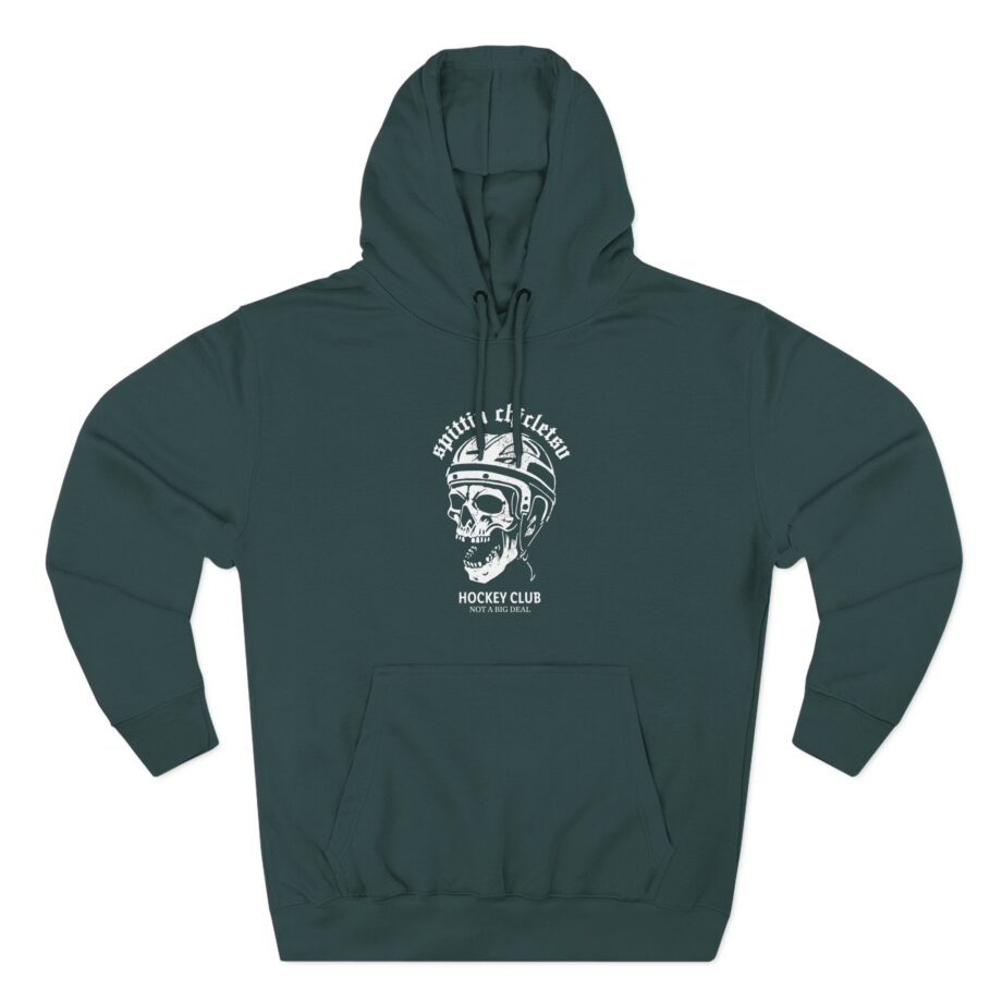 Spittin Chiclets Hockey Club Skul Three-Panel Fleece Hoodie