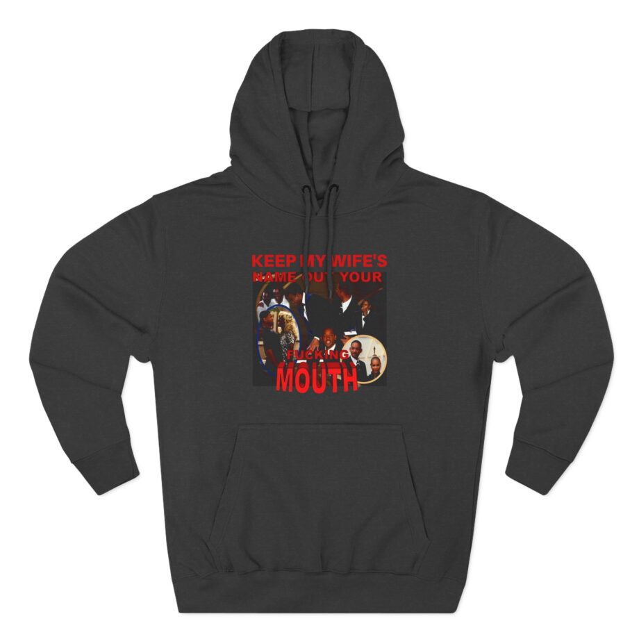 Will Smith Chris Rock Oscars Academy Awards Three-Panel Fleece Hoodie