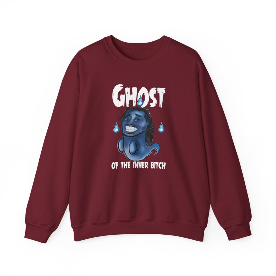 Aba and Preach Ghost of the Inner Bitch Unisex Heavy Blend™ Crewneck Sweatshirt