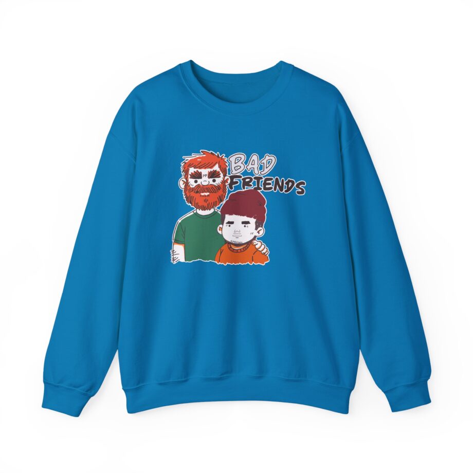 Bad Friends Hairy Unisex Heavy Blend™ Crewneck Sweatshirt