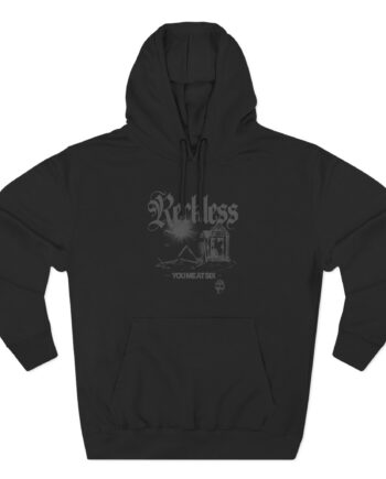 You Me at Six Reckless Three-Panel Fleece Hoodie