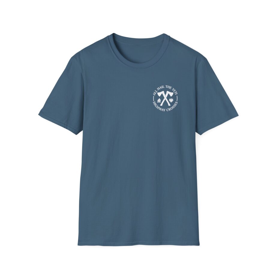 All Hail the Yeti Highway Crosses Unisex Softstyle T-Shirt