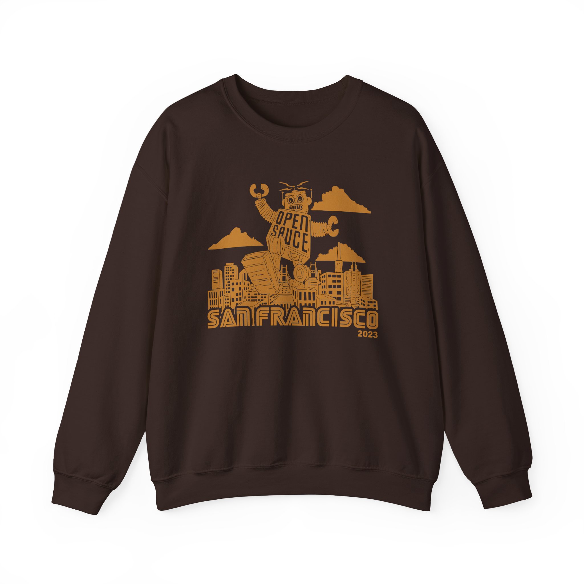 William Osman Open Sauce San Francisco Unisex Heavy Blendâ„¢ Crewneck Sweatshirt