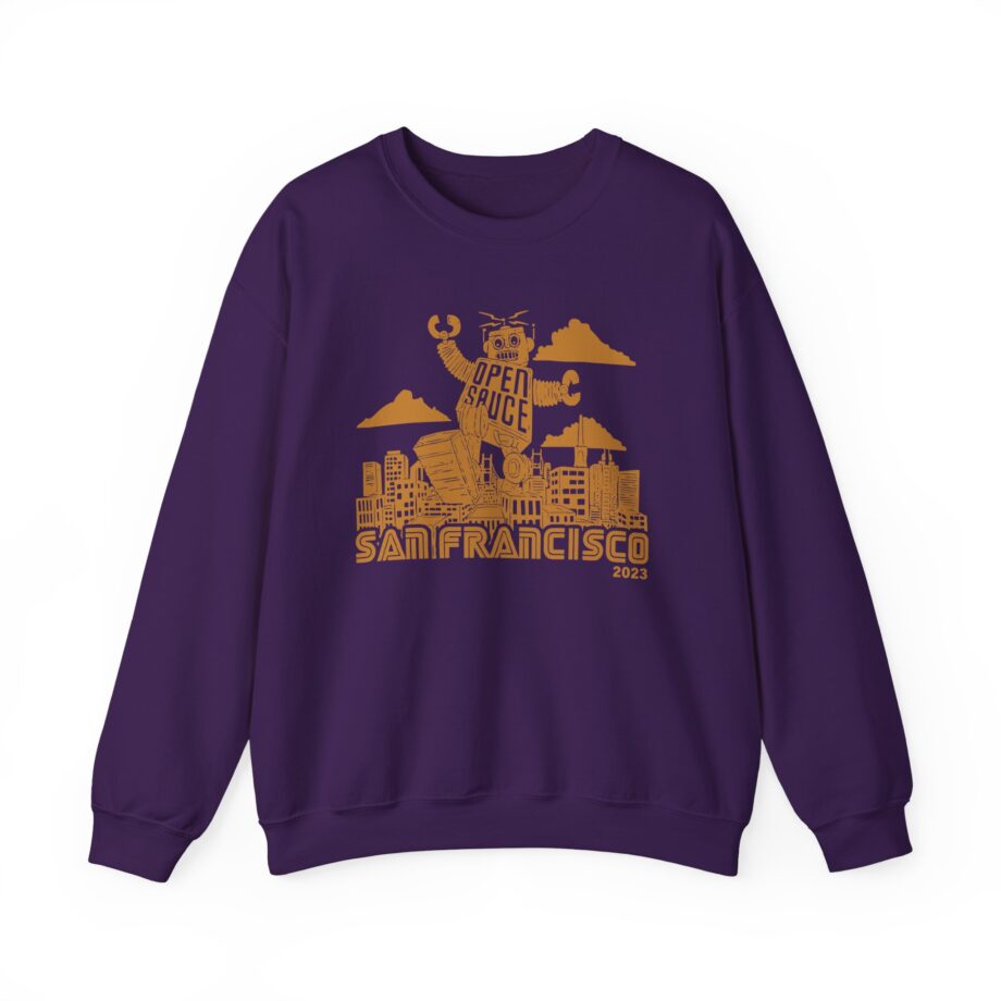 William Osman Open Sauce San Francisco Unisex Heavy Blend™ Crewneck Sweatshirt