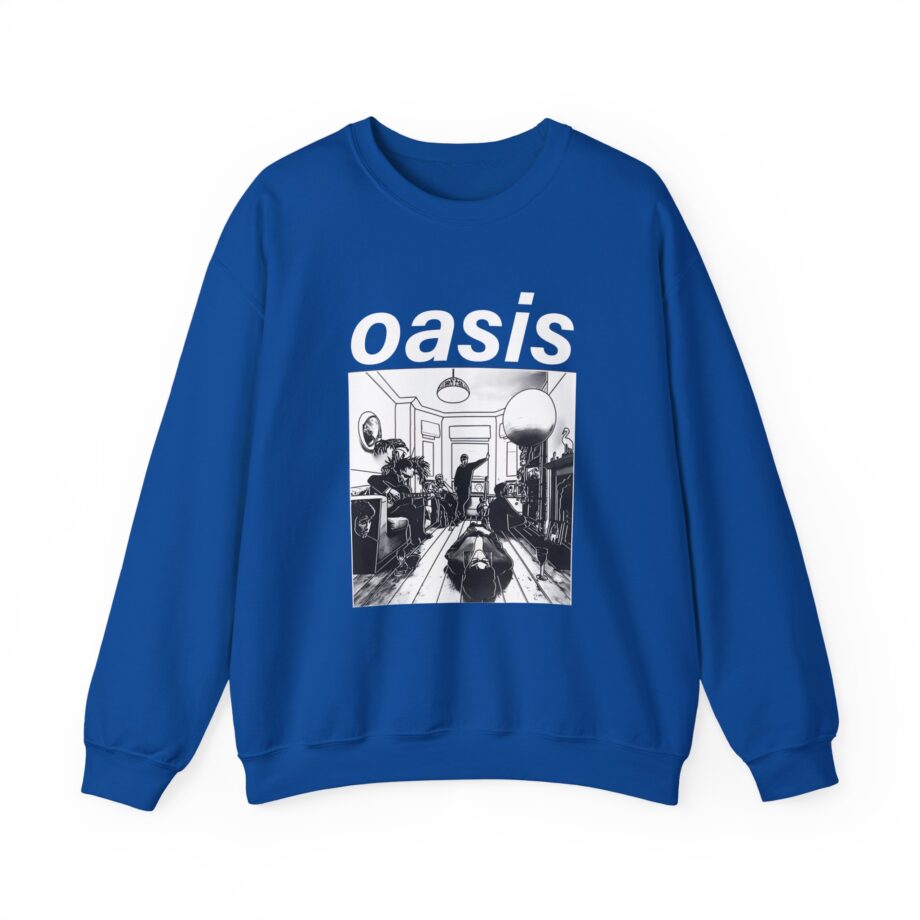 Oasis Definitely Maybe Artwork Unisex Heavy Blend™ Crewneck Sweatshirt