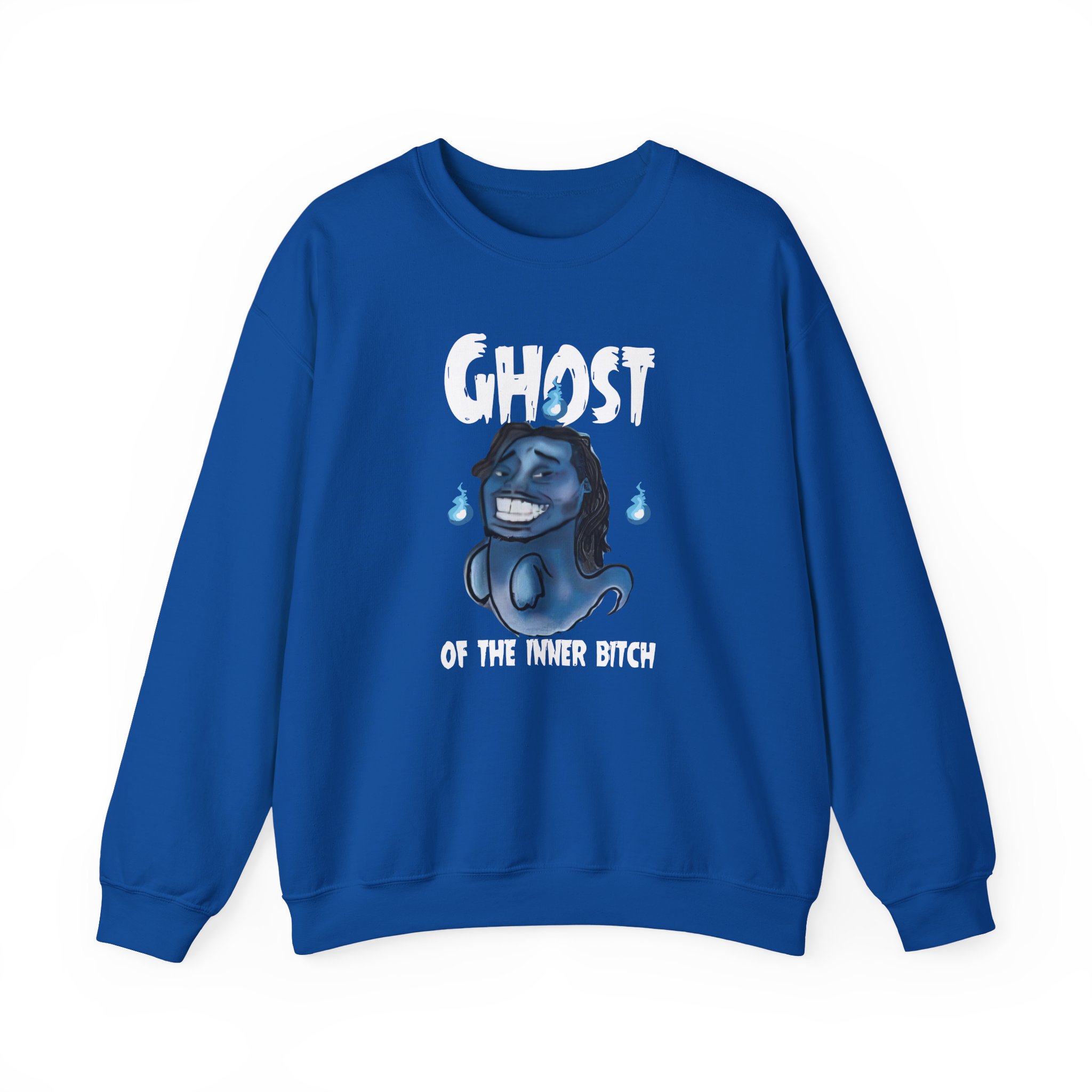 Aba and Preach Ghost of the Inner Bitch Unisex Heavy Blendâ„¢ Crewneck Sweatshirt