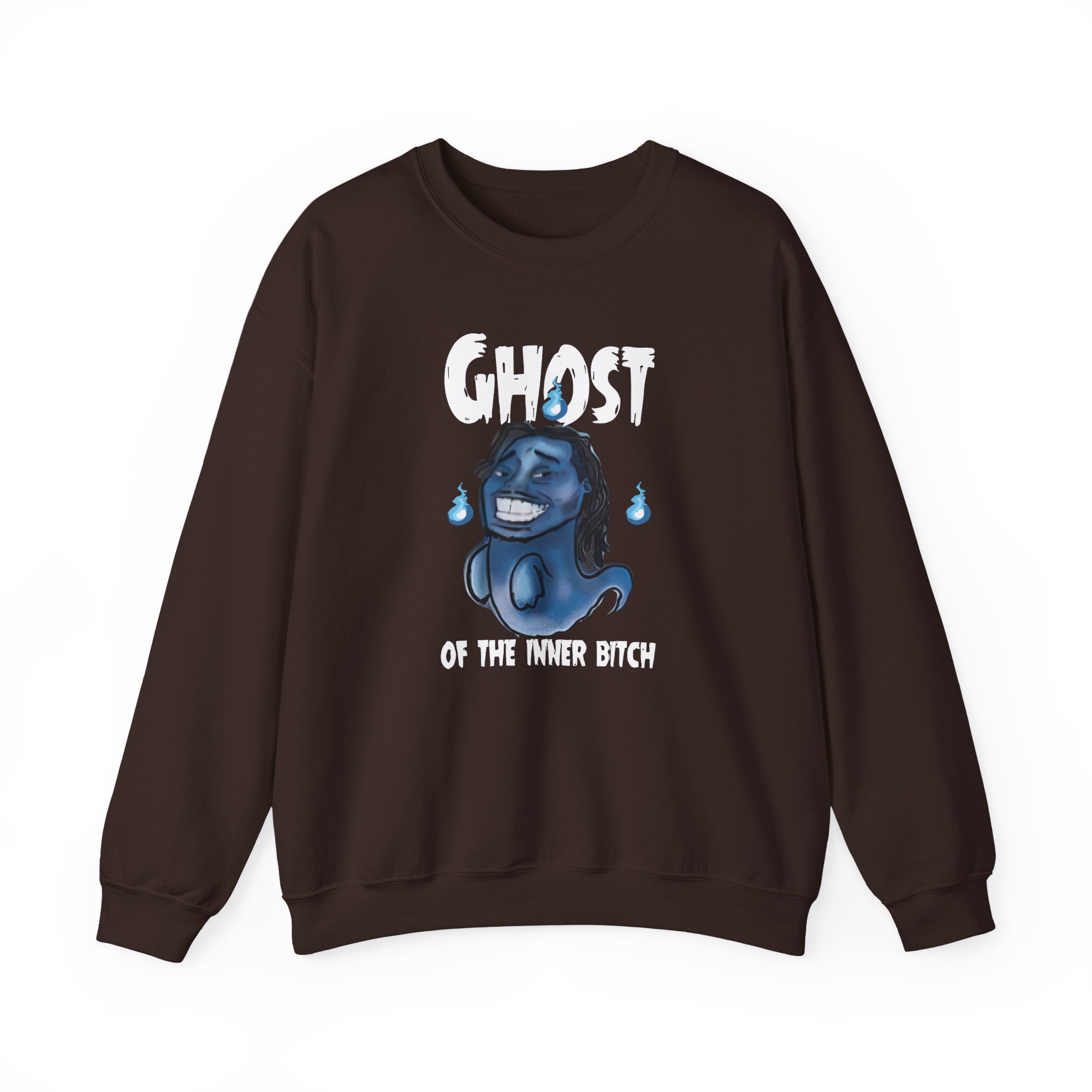 Aba and Preach Ghost of the Inner Bitch Unisex Heavy Blendâ„¢ Crewneck Sweatshirt