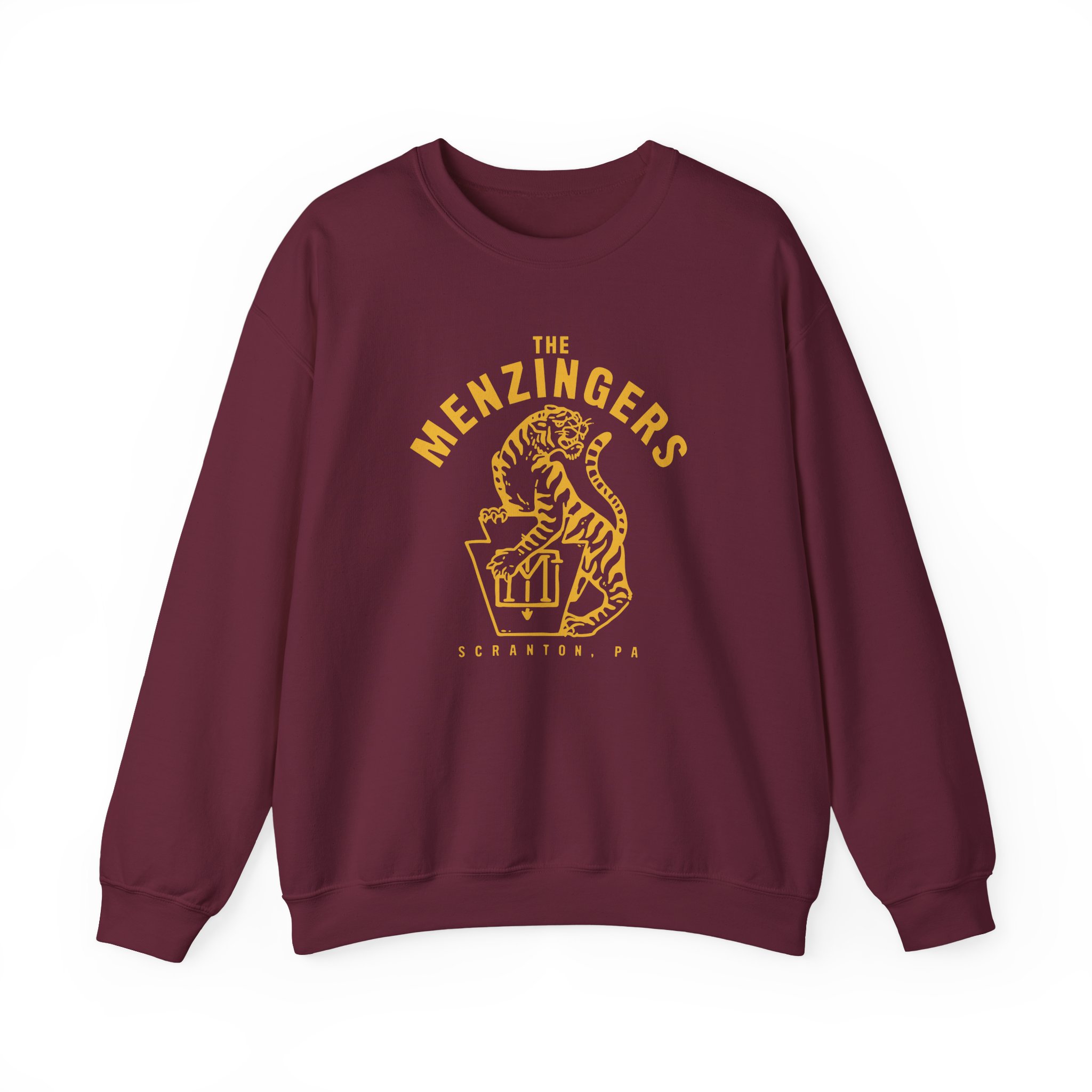 The Menzingers Tiger Unisex Heavy Blendâ„¢ Crewneck Sweatshirt