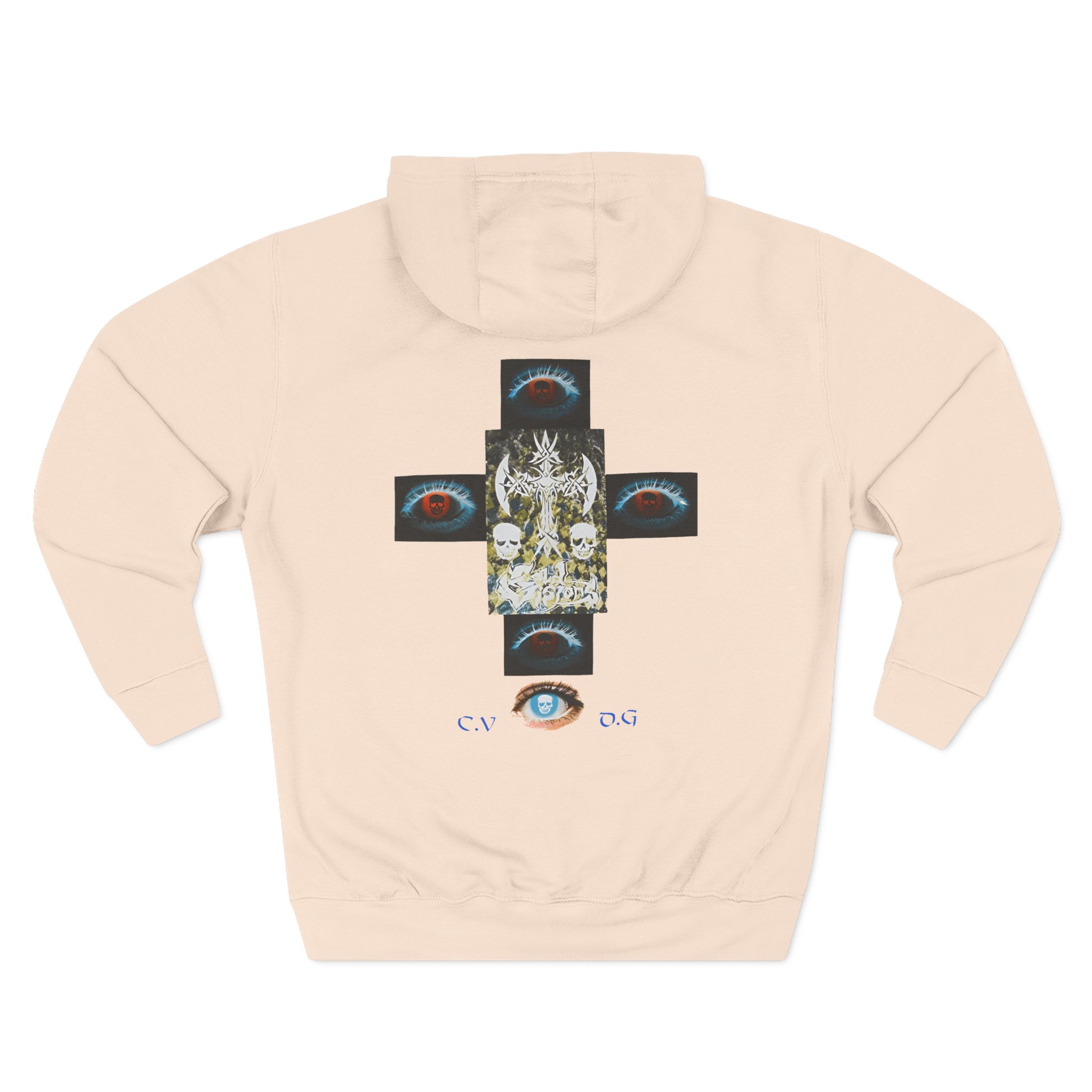 Bladee Cold Visions 32 Three-Panel Fleece Hoodie