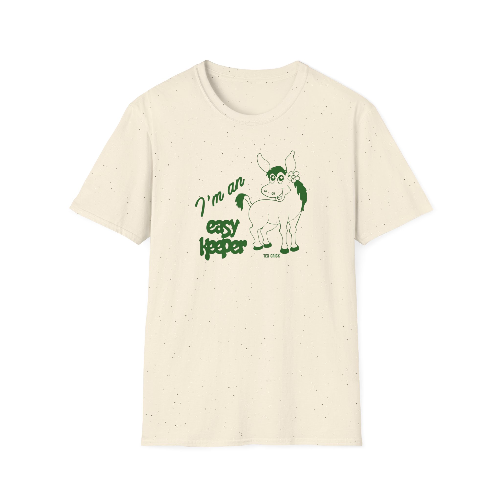 Mac Demarco Tex Crick Easy Keeper Ivory Mule Unisex Softstyle T-Shirt