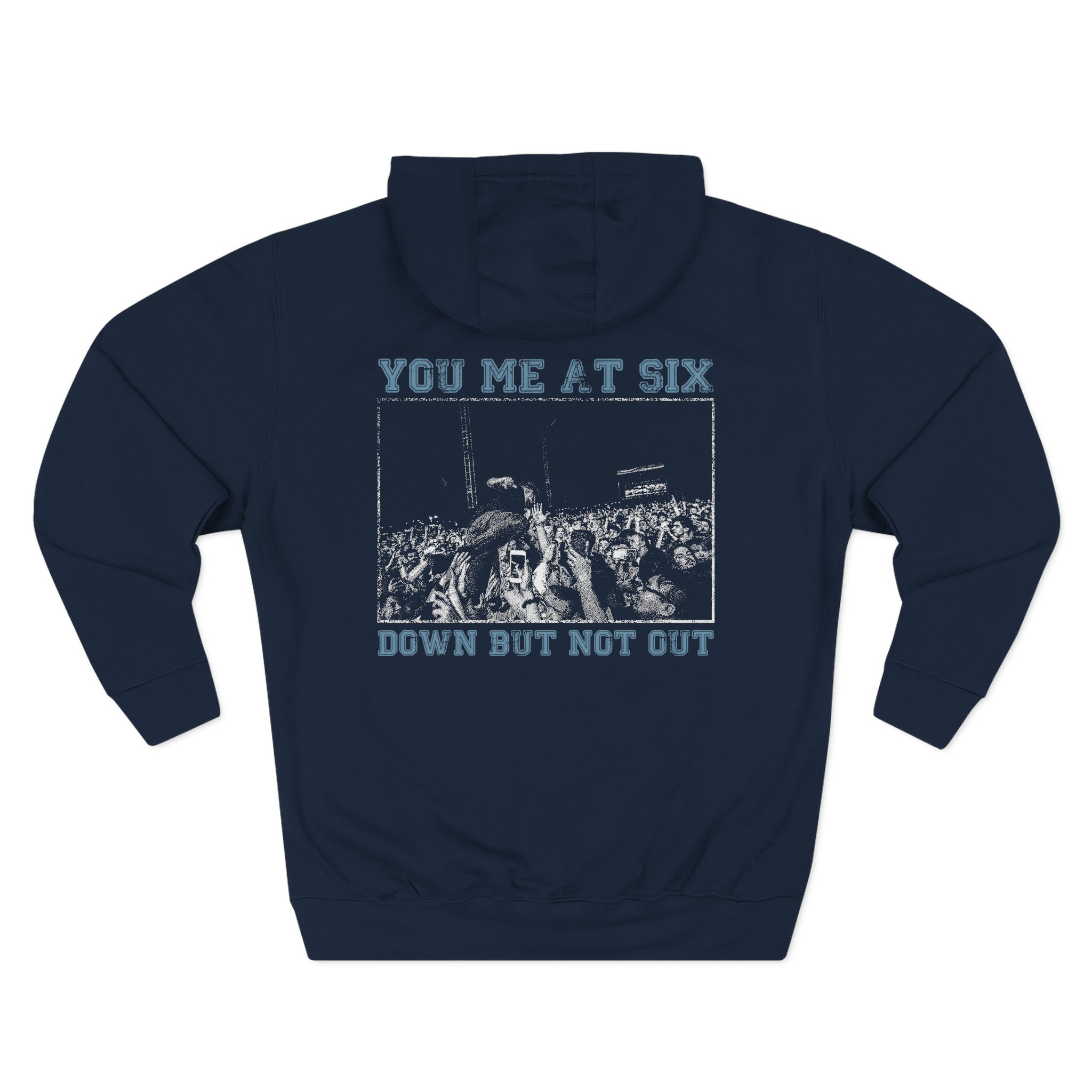 You Me at Six Dbno Three-Panel Fleece Hoodie