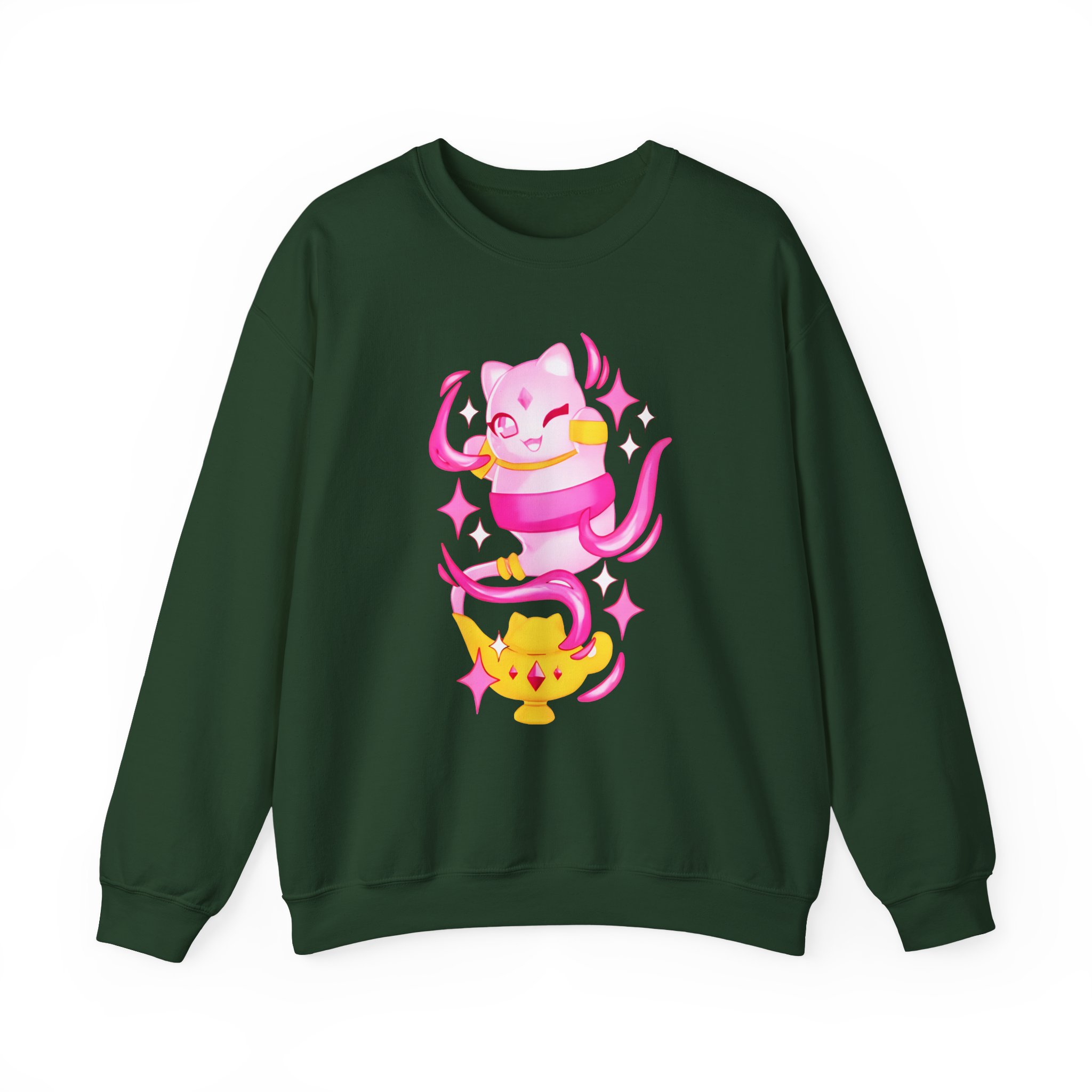Aphmau Genie Cat Unisex Heavy Blendâ„¢ Crewneck Sweatshirt