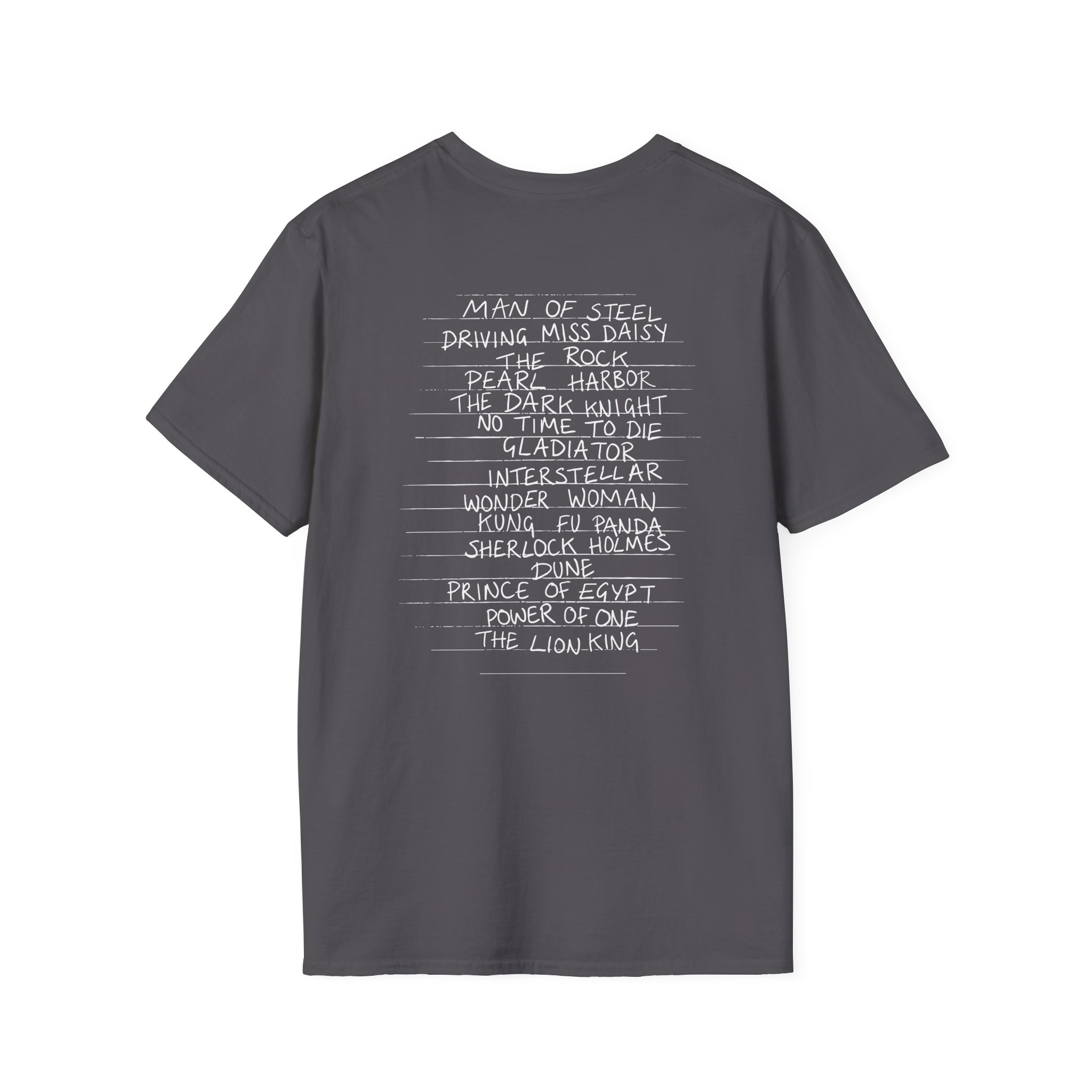 Hans Zimmer Titles Unisex Softstyle T-Shirt