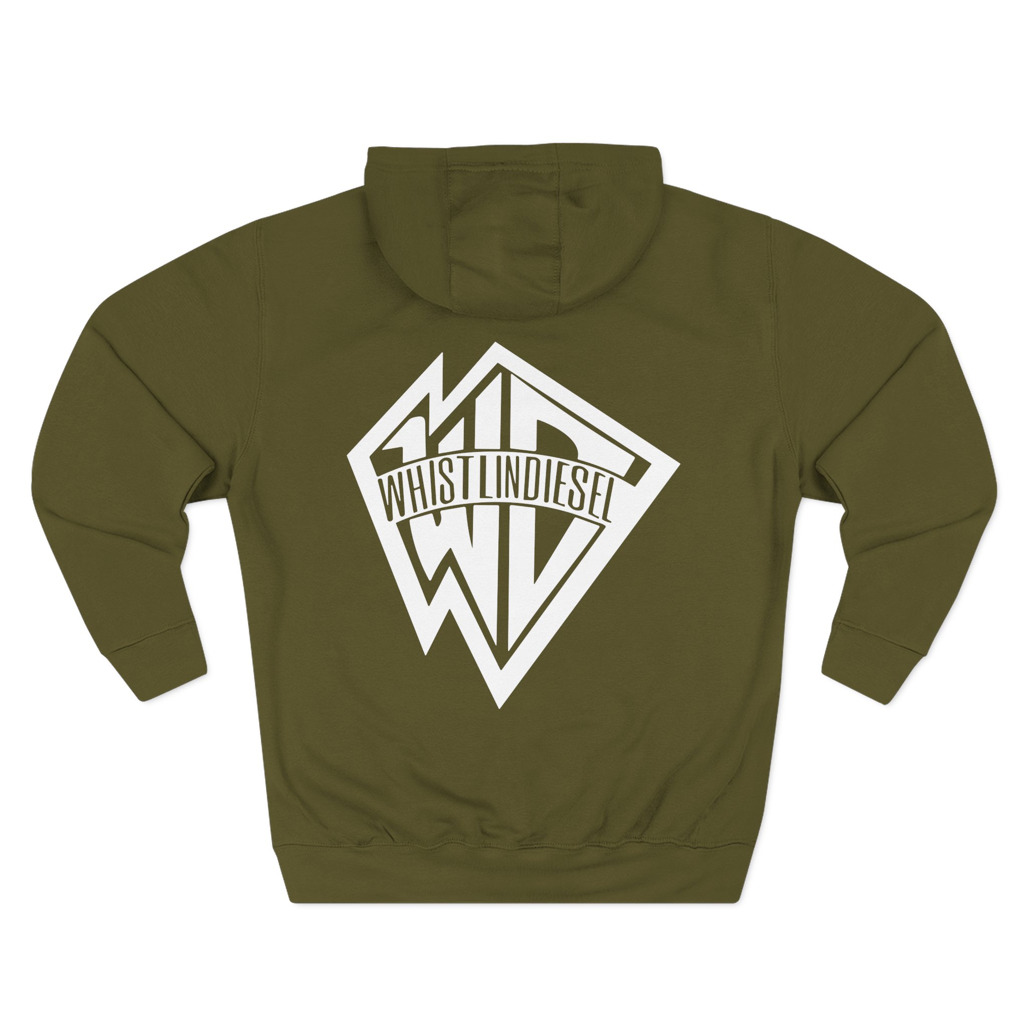 Whistlindiesel Logo Three-Panel Fleece Hoodie