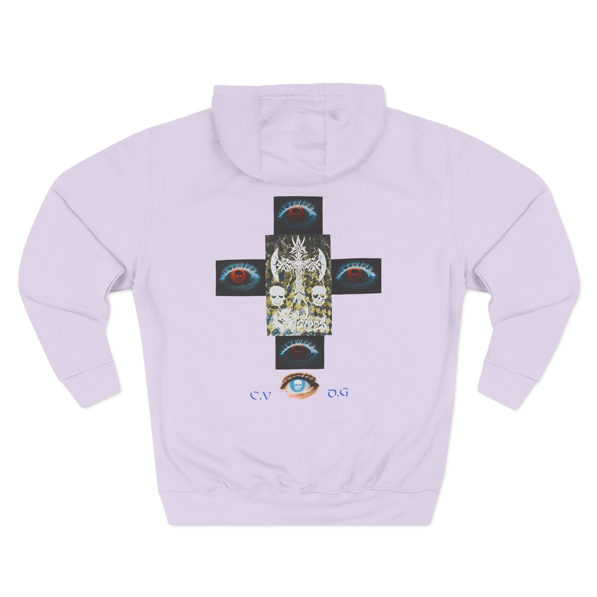 Bladee Cold Visions 32 Three-Panel Fleece Hoodie