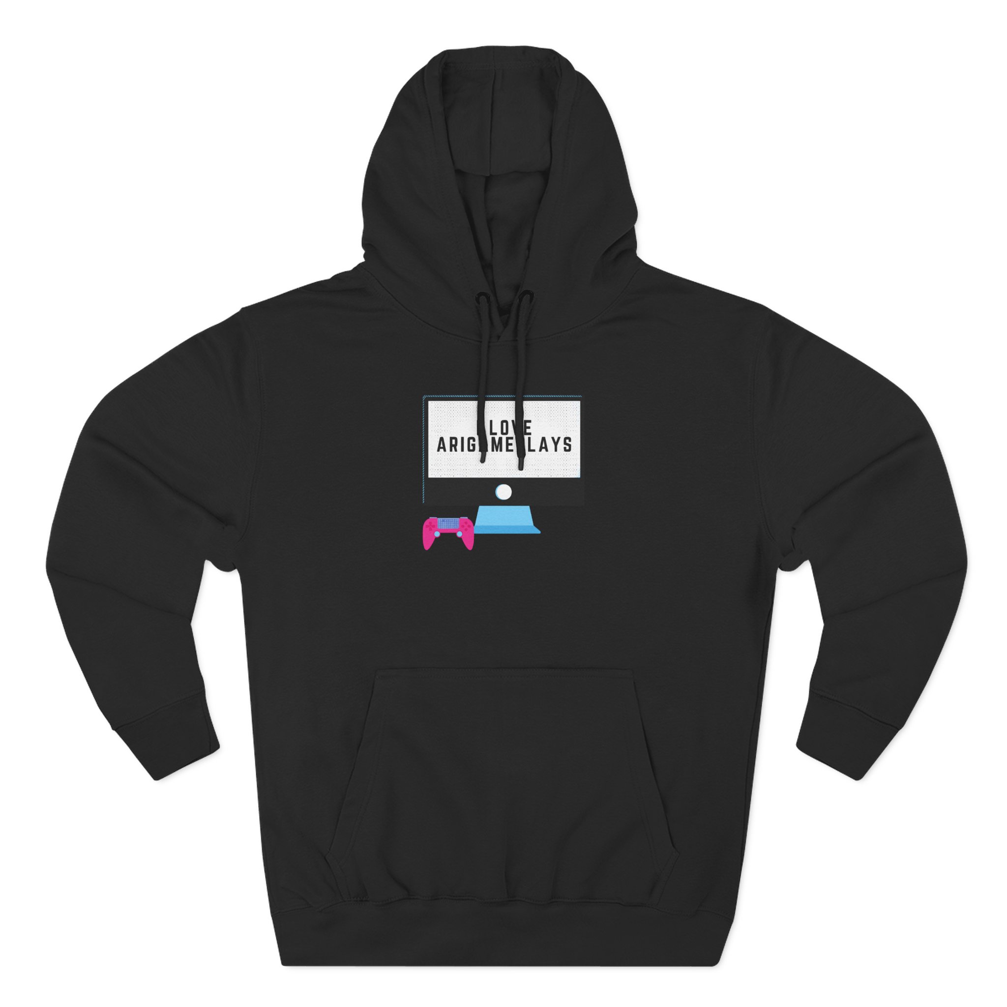 Arigameplays Three-Panel Fleece Hoodie