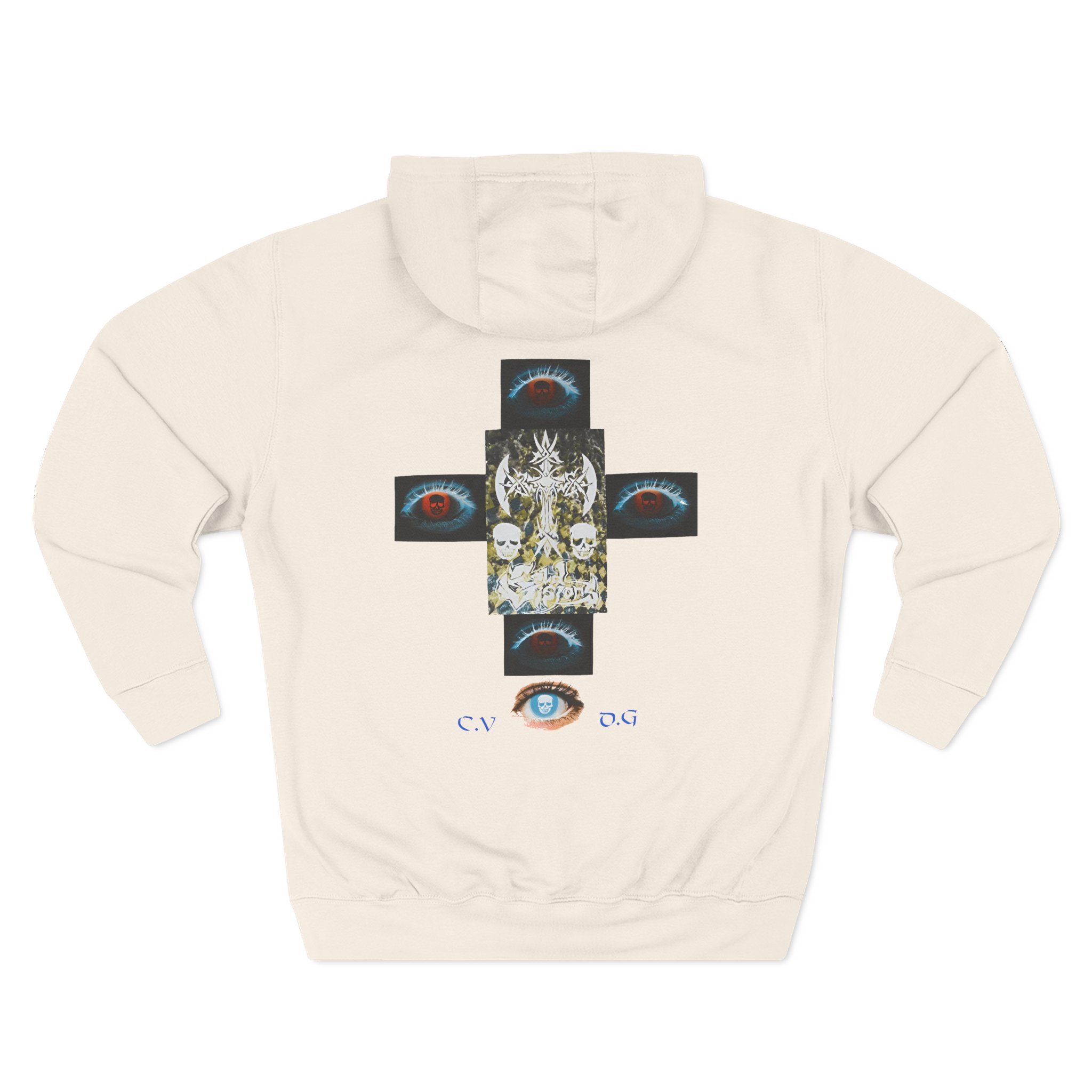 Bladee Cold Visions 32 Three-Panel Fleece Hoodie