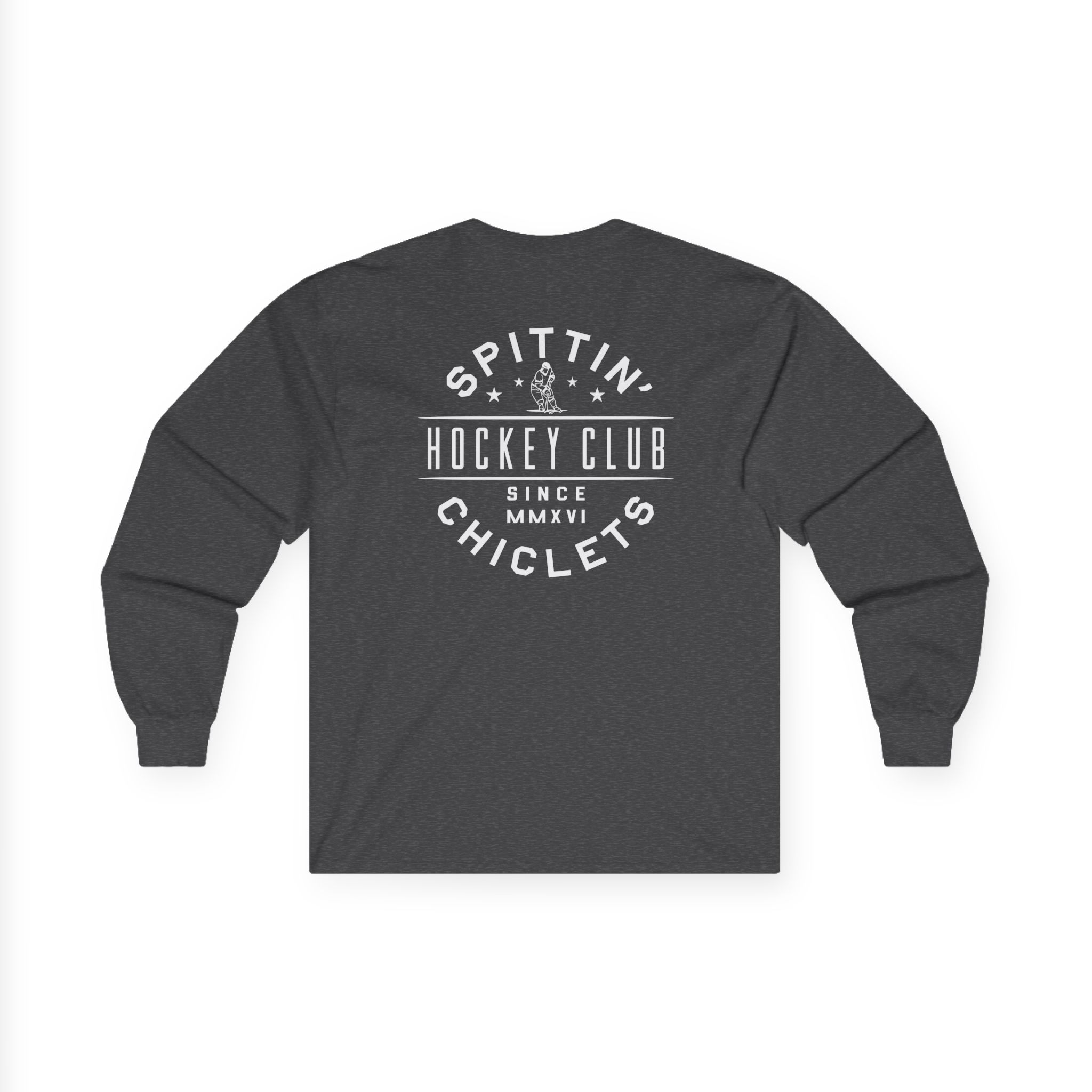 Spittin Chiclets Hockey Helmet Unisex Ultra Cotton Long Sleeve Tee