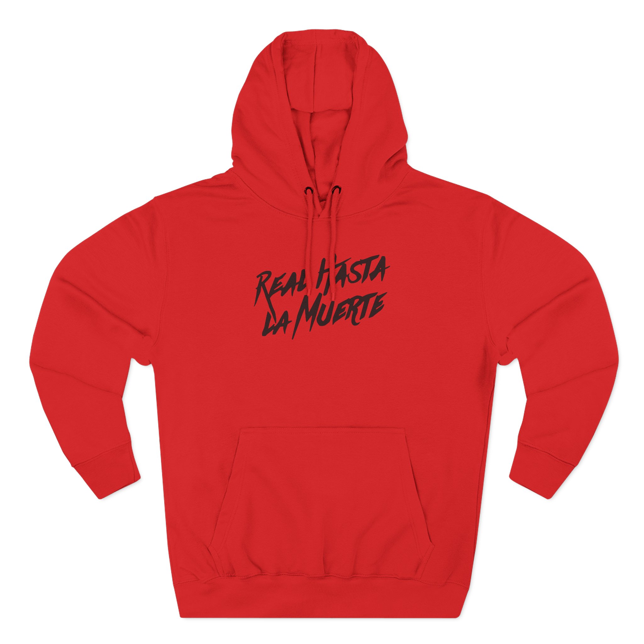 Anuel Aa Real Hasta La Muerte Three-Panel Fleece Hoodie