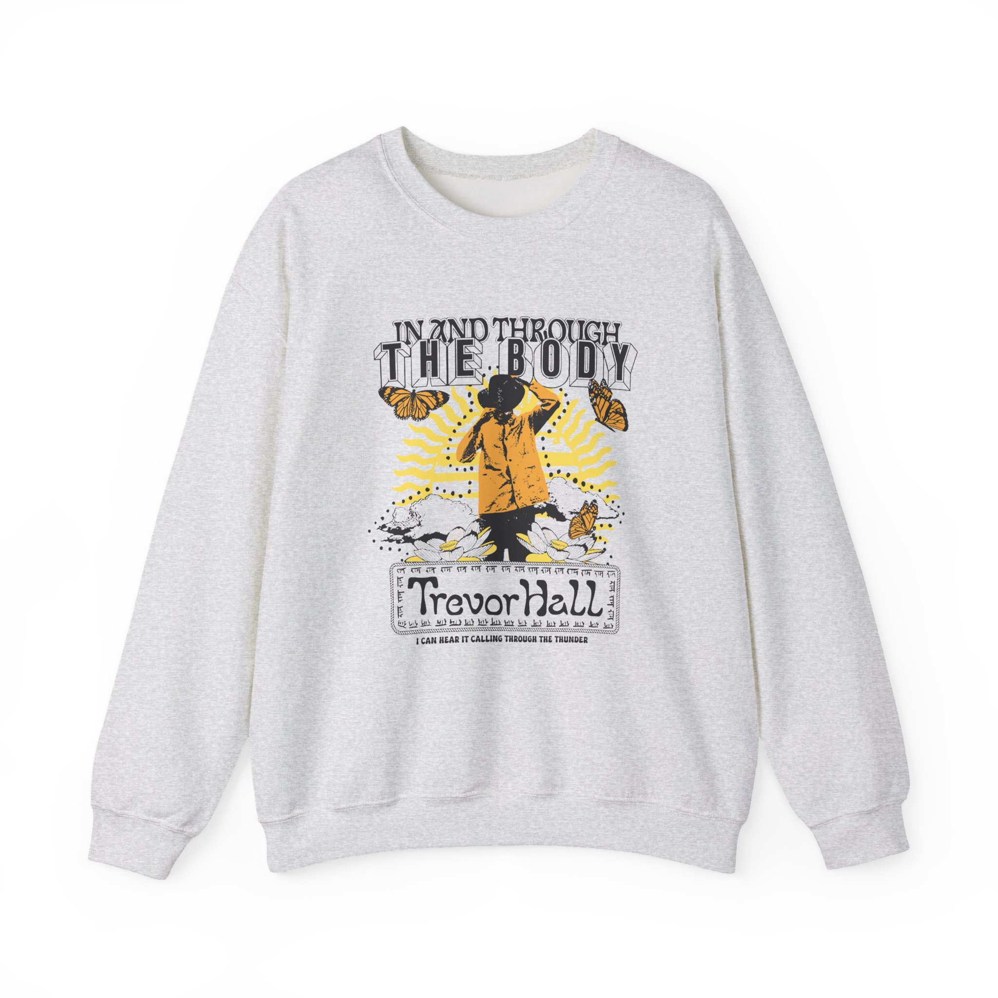 Trevor Hall in and Through the Body Unisex Heavy Blendâ„¢ Crewneck Sweatshirt