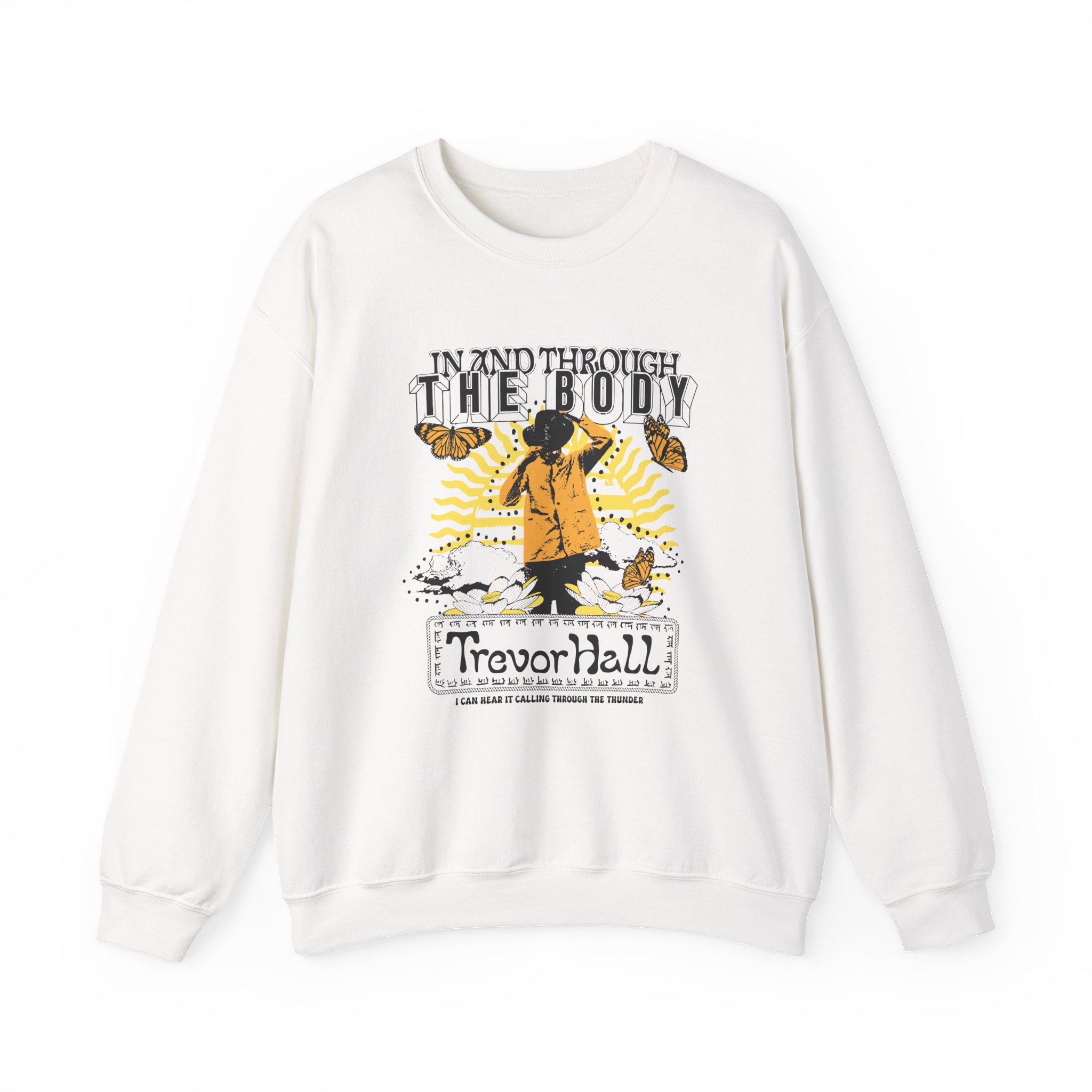 Trevor Hall in and Through the Body Unisex Heavy Blendâ„¢ Crewneck Sweatshirt