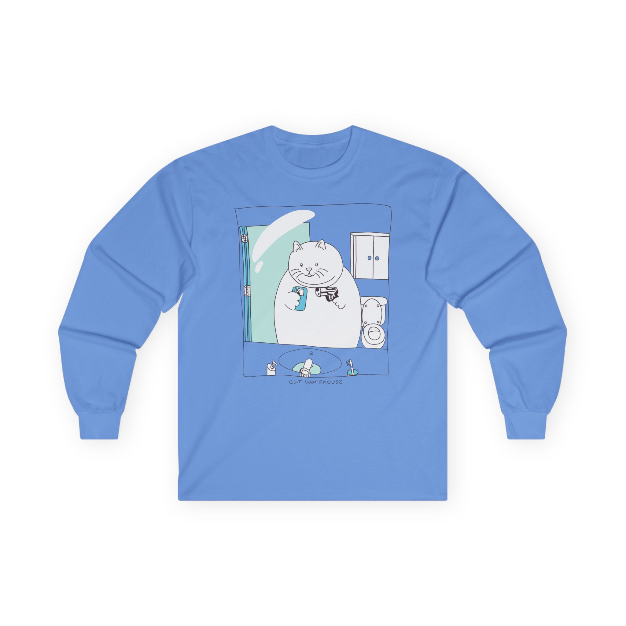 William Osman cat warehouse Unisex Ultra Cotton Long Sleeve Tee