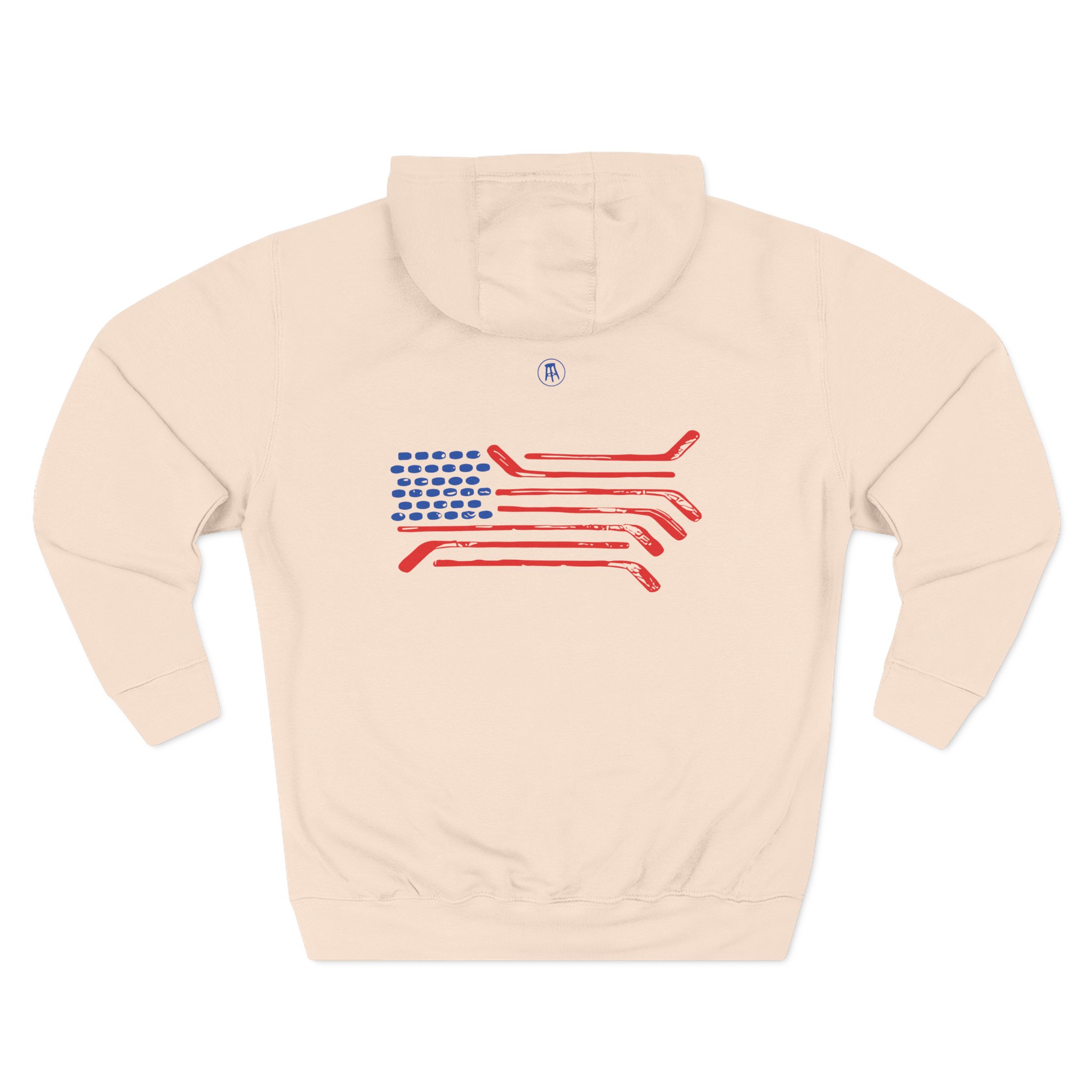 Spittin Chiclets Flag Three-Panel Fleece Hoodie