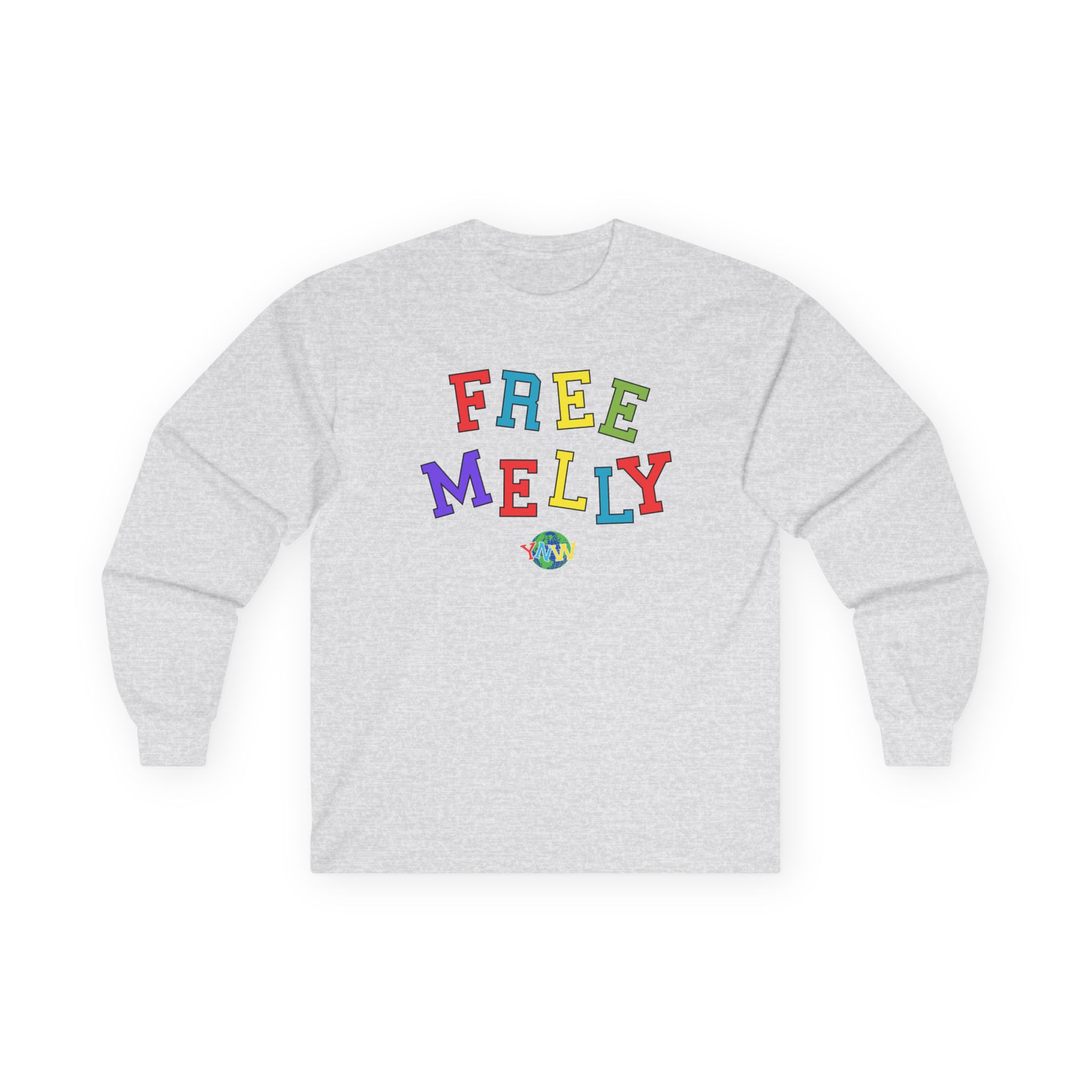 YNW Melly Free Melly Unisex Ultra Cotton Long Sleeve Tee
