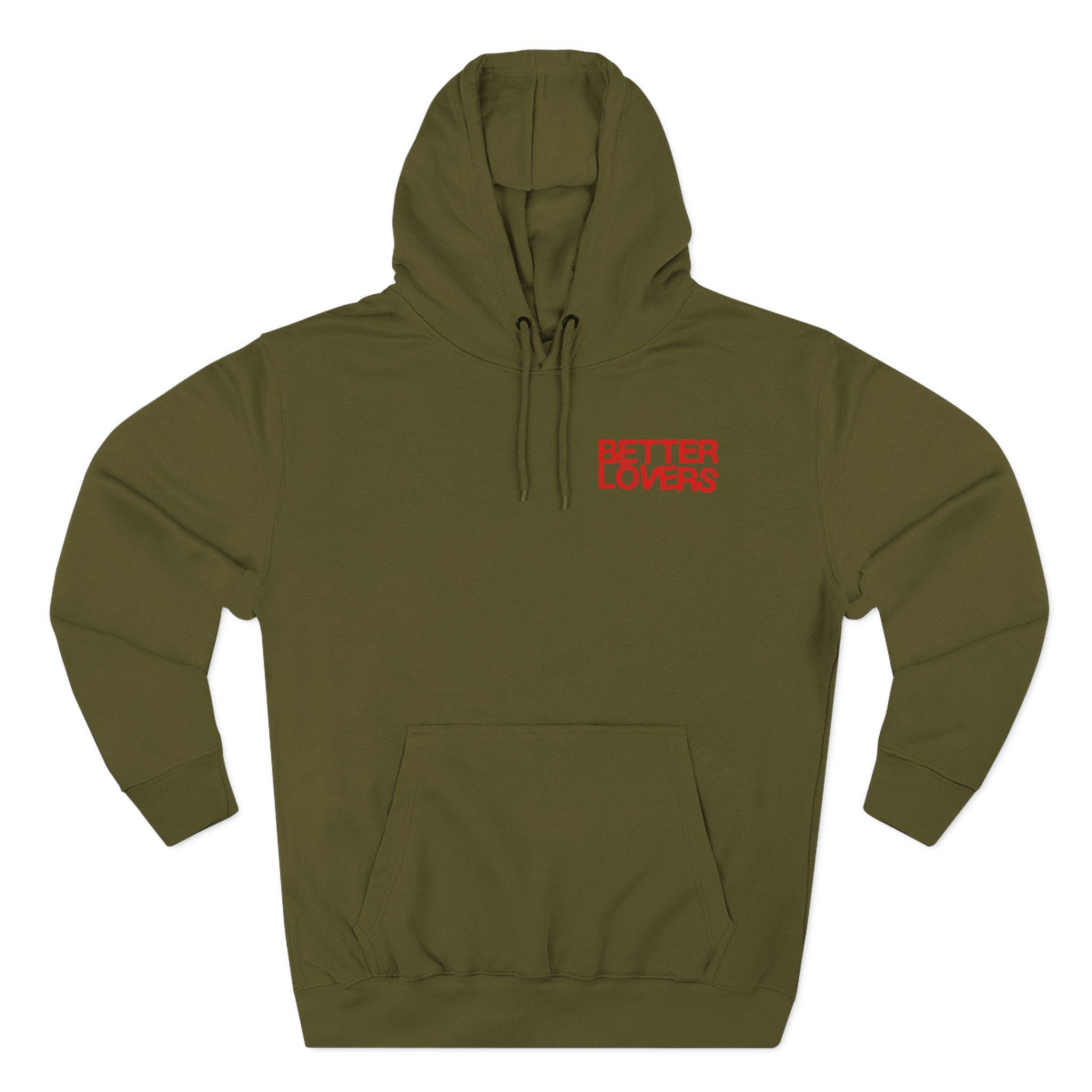 Better Lovers Hank Patch Three-Panel Fleece Hoodie